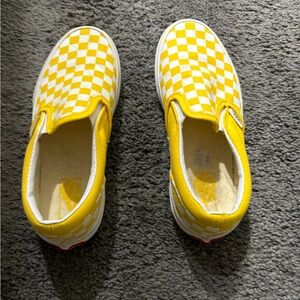 Kids Vans classic slip on checkerboard shoe